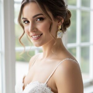 Gold and Silver Dangle Earrings